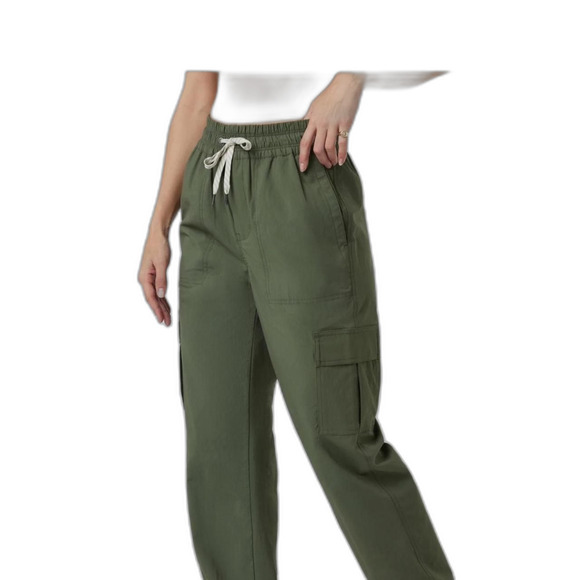 Vuori Pants - Vuori Women's Green and Khaki Joggers-tracksuits